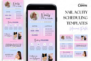Nail Tech Acuity Scheduling • Canva