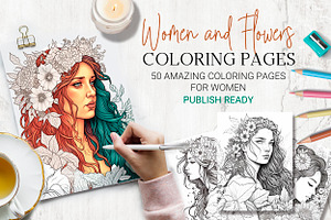 Portraits Coloring Pages For Adults