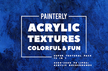 Acrylic Rainbow Color Textures