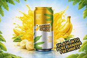 Banacake – Playful Banana Font, a Handwritten Font by NTC Graphic (Thumbnail 2 of 9)