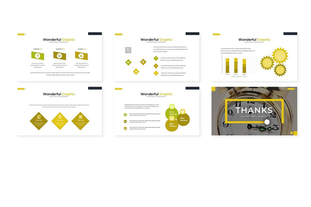 Time - Keynote Template, a Presentation Template by AQR Studio ...