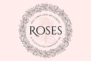 Rose flowers and logos collection, a Branding & Logo Template by Genestro Shop (Thumbnail 1 of 5)