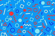 Abstract Memphis Seamless Pattern, an Object Illustration by Gfx Expert Team (Thumbnail 2 of 3)
