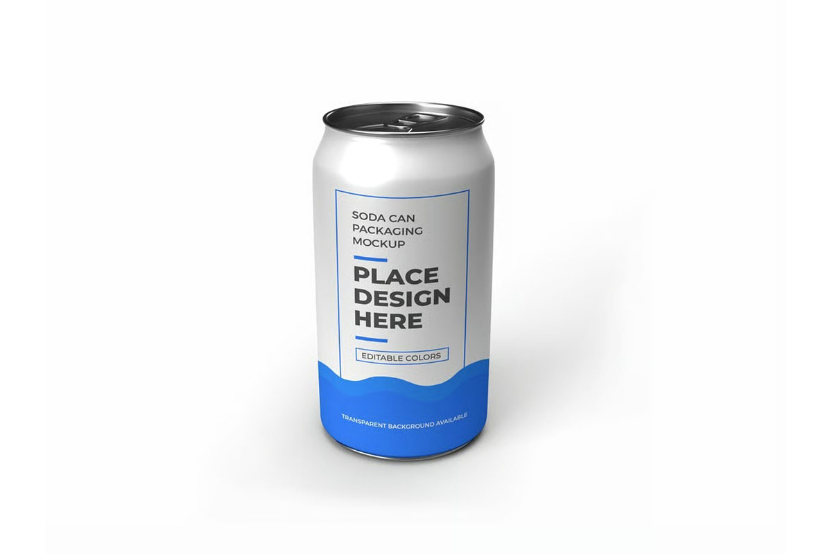 Soda Drink Can Packaging Mockup, a Packaging Mockup by DesignRushMarket (Photo 7 of 11)