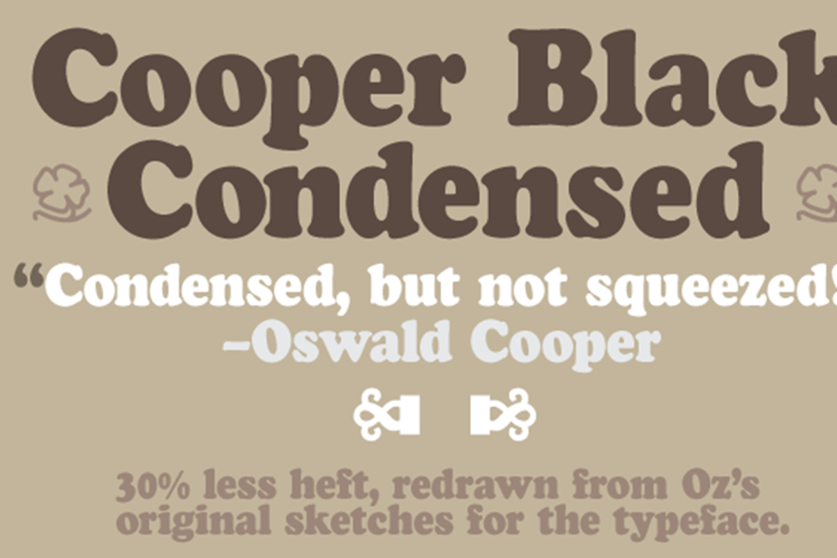 Cooper Black Condensed