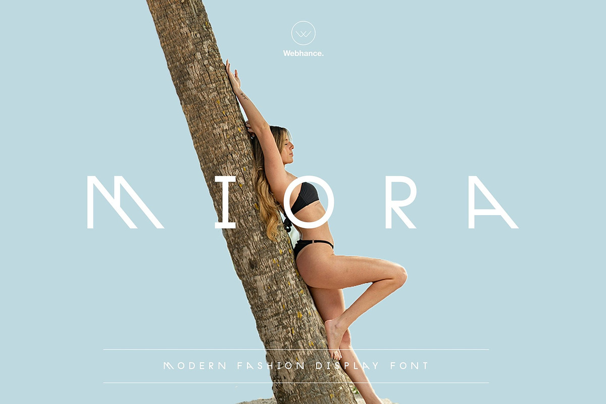Miora Font Family — Modern Display, a Sans Serif Font by Webhance Studio (Photo 1 of 10)