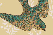 Gothic Autumn Harvest Folk Pattern, a Pattern Graphic by NayaChu (Thumbnail 7 of 9)