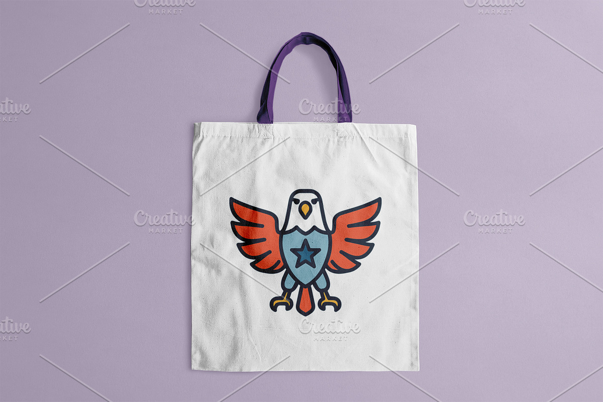 Patriotic Eagle Graphic Element, a Branding & Logo Template by Vectorium Studio (Photo 3 of 3)