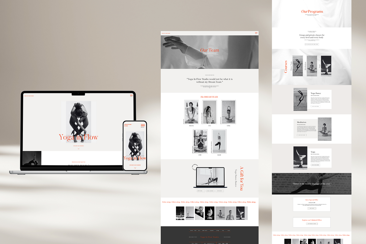 Showit Website Template I Samsara, a Websites & App Template by YogaBizLab (Photo 2 of 6)