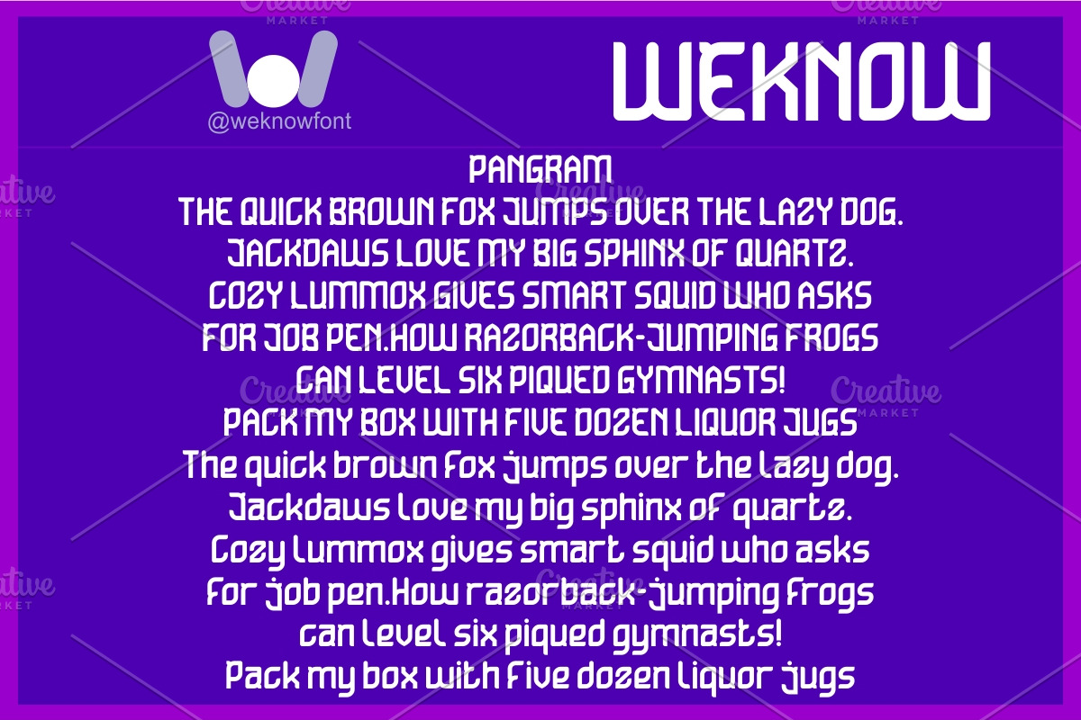 Ultra Human font, a Sans Serif Font by weknow (Photo 6 of 8)