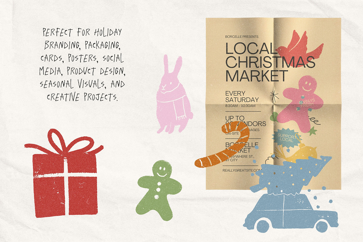 Christmas Series BUNDLE: All 5 in 1, a Seasonal Illustration by Veyla (Photo 25 of 72)