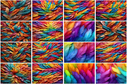 Rainbow Feather Background, a Texture Graphic by Forhadx5 (Thumbnail 5 of 5)