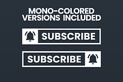 YouTube Subscribe Button icon, a Graphic by Vaughn Studios (Thumbnail 4 of 6)