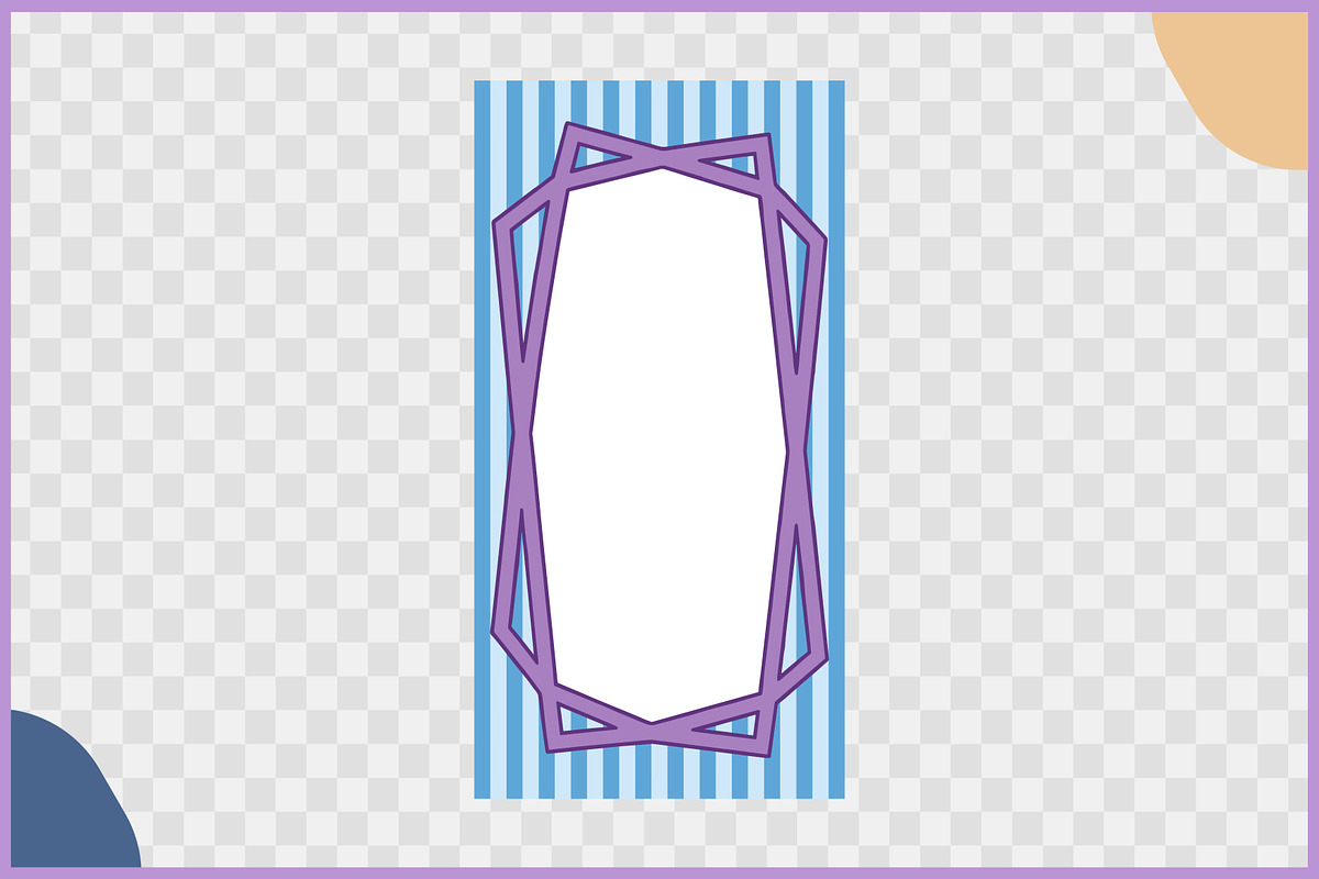 Striped Coquette Frame Vector Bundle, a Decorative Illustration by Gfx Expert Team (Photo 9 of 10)