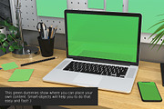 Workplace mockup #2, an iPhone Mockup by Digithings (Thumbnail 3 of 3)