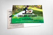 Wedding Invitation Postcard Template, a Card Template by graphicforest (Thumbnail 1 of 3)