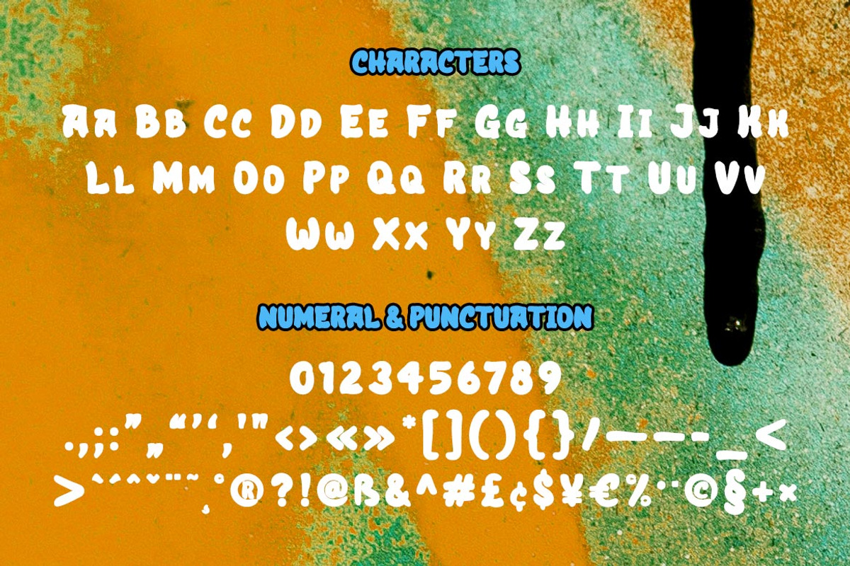 Angombe, a Font by twinstd (Photo 9 of 10)