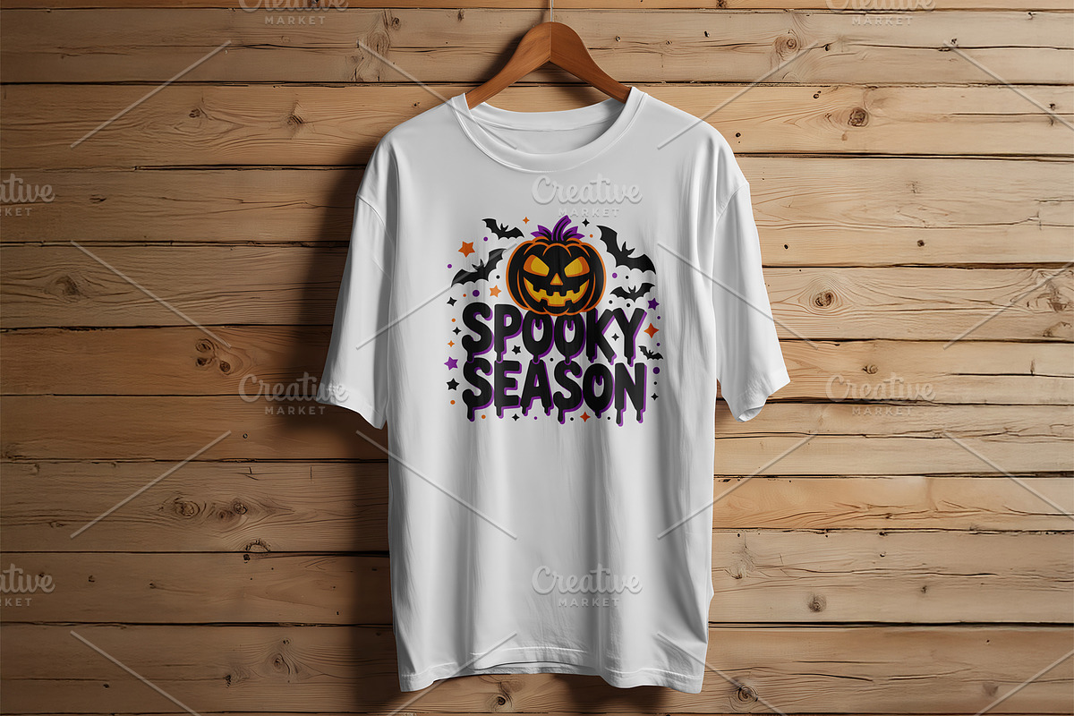 50 Halloween T-Shirt Design Bundle, a Seasonal Illustration by brandingpro (Photo 5 of 5)