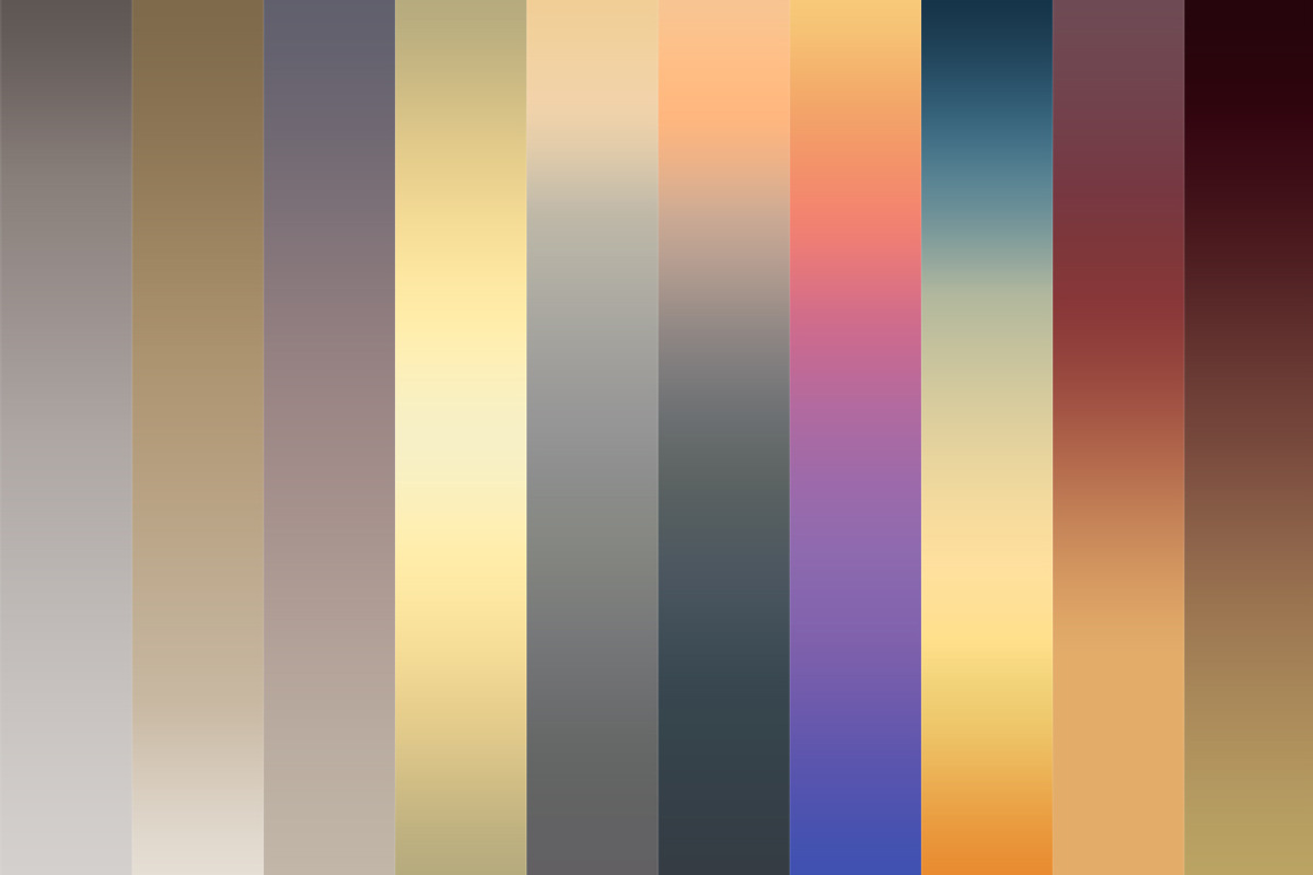 30 fine art retro color PS gradients, a Gradient Add-On by dyrkwyst textures (Photo 3 of 3)