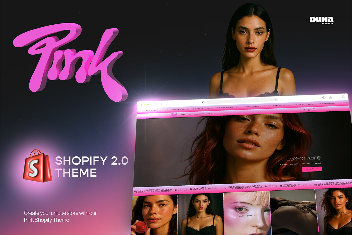 Shopify Theme Pink - Premium