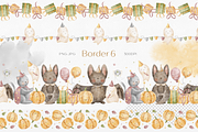 Halloween Bats watercolor clip art, an Illustration by Nastya Brekhova (Thumbnail 7 of 14)