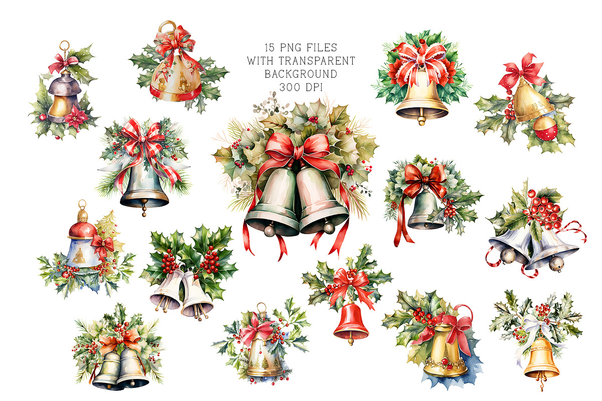 Christmas Bundle, a Seasonal Illustration by Vasmila (Photo 11 of 21)
