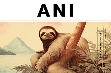 Ani Co - Wildlife Desert Island, an Animal Illustration by milatovar