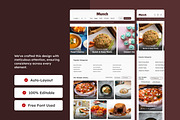 Munch - Food Recipe Landing Page, a Landing Page Template by twinstd (Thumbnail 2 of 5)