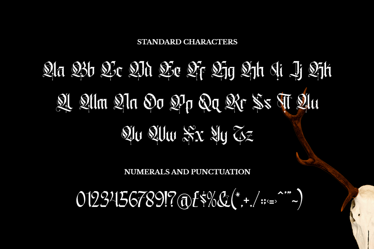 Gold Empire - Blackletter Font, a Blackletter Font by RockboyStd (Photo 13 of 16)