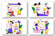 10 Online Course Certificate Program, a Person Illustration by denayunebgt (Thumbnail 2 of 4)
