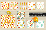 Autumn leaves vector collection, a Seasonal Illustration by VaraNa Art (Thumbnail 14 of 15)