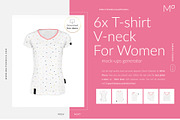 6x Women T-shirt Ghost Mock-ups Set, a Books & Magazine Mockup by Apparel_Mockups (Thumbnail 1 of 23)