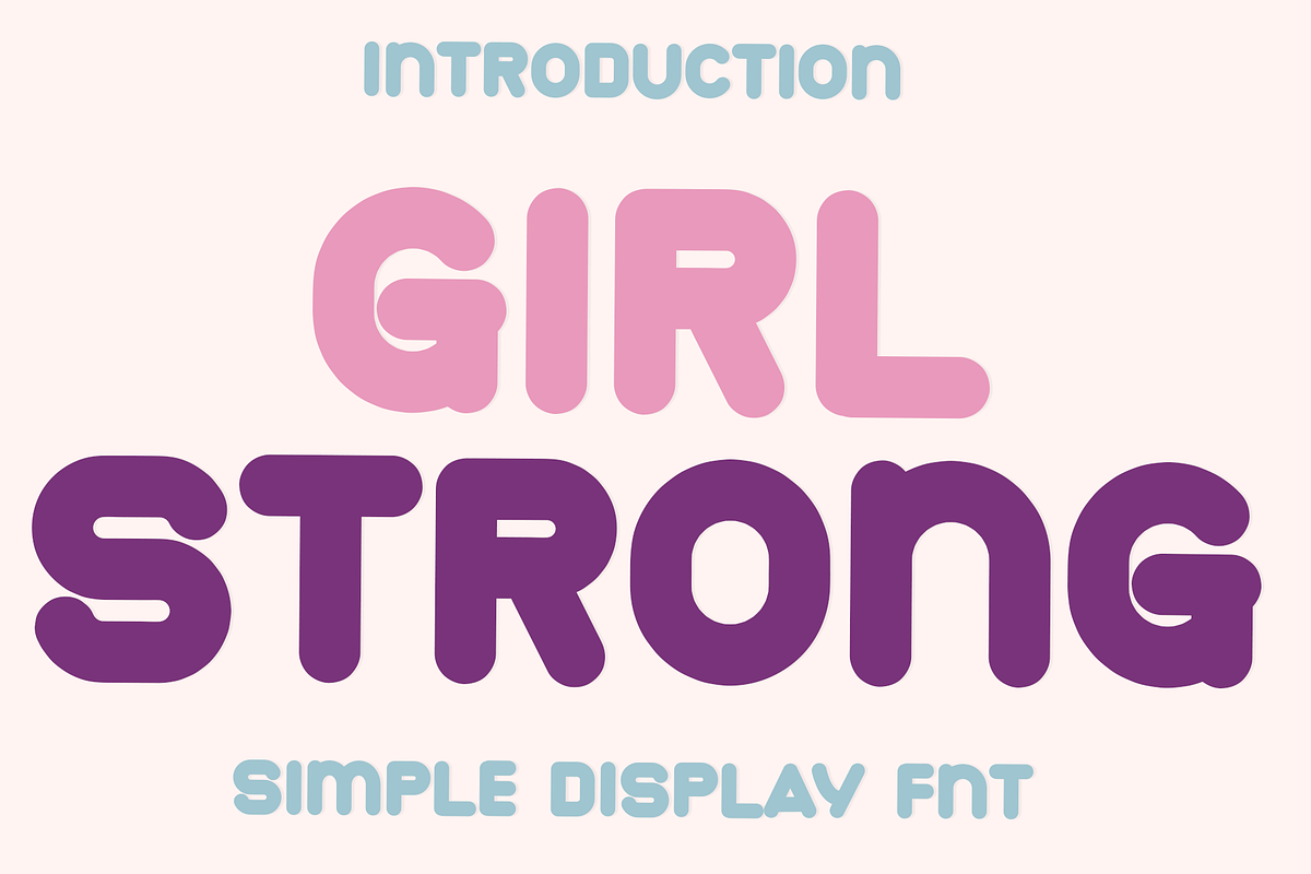 Girl Strong, a Script Font by InermediaSTUDIO (Photo 1 of 8)