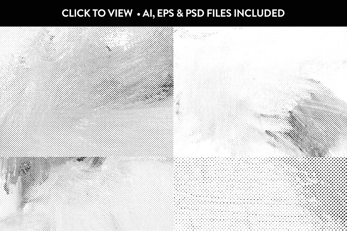 50 Awesome Halftones, a Texture Graphic by Graphic Goods Co (Photo 4 of 4)