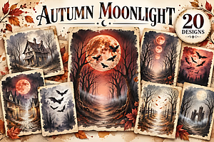Autumn Moonlight Junk Journal