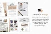 Business Plan Template Canva, a Presentation Template by PittaFinePrint (Thumbnail 2 of 10)