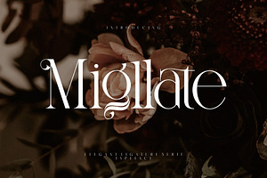 Migllate Elegant Ligature Serif