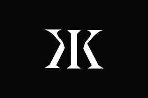 Creative Letter K Monogram Logo