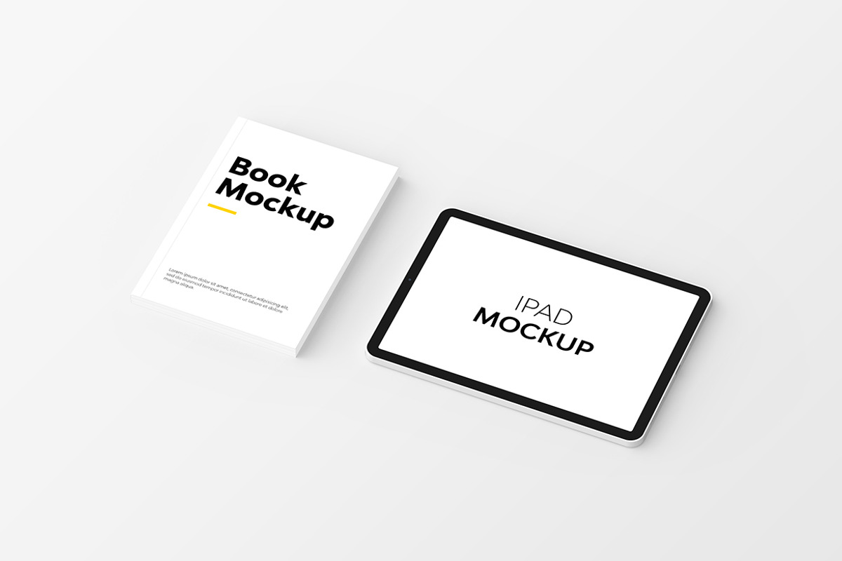 Book & iPad Mockup, an iPhone Mockup by UnicDesign (Photo 9 of 18)