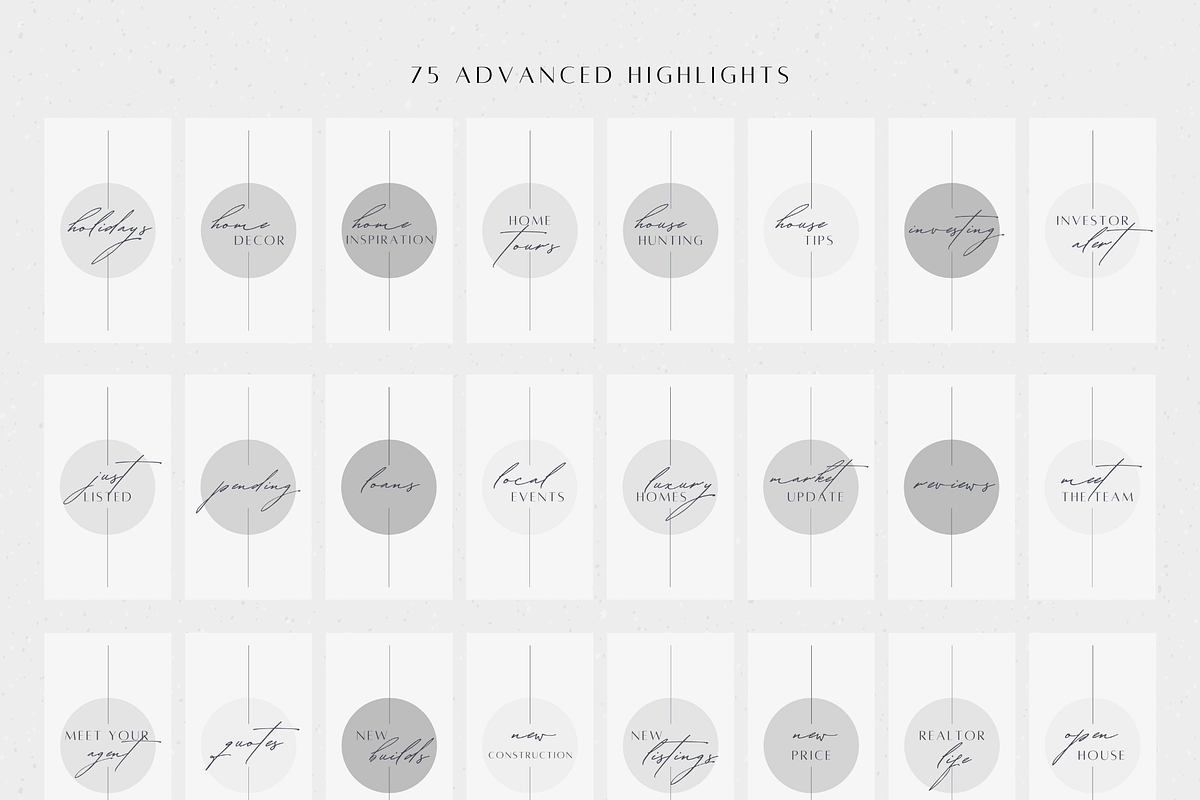 200 Real Estate Story Highlights, a Social Media Template by ZoaniDesign (Photo 5 of 9)