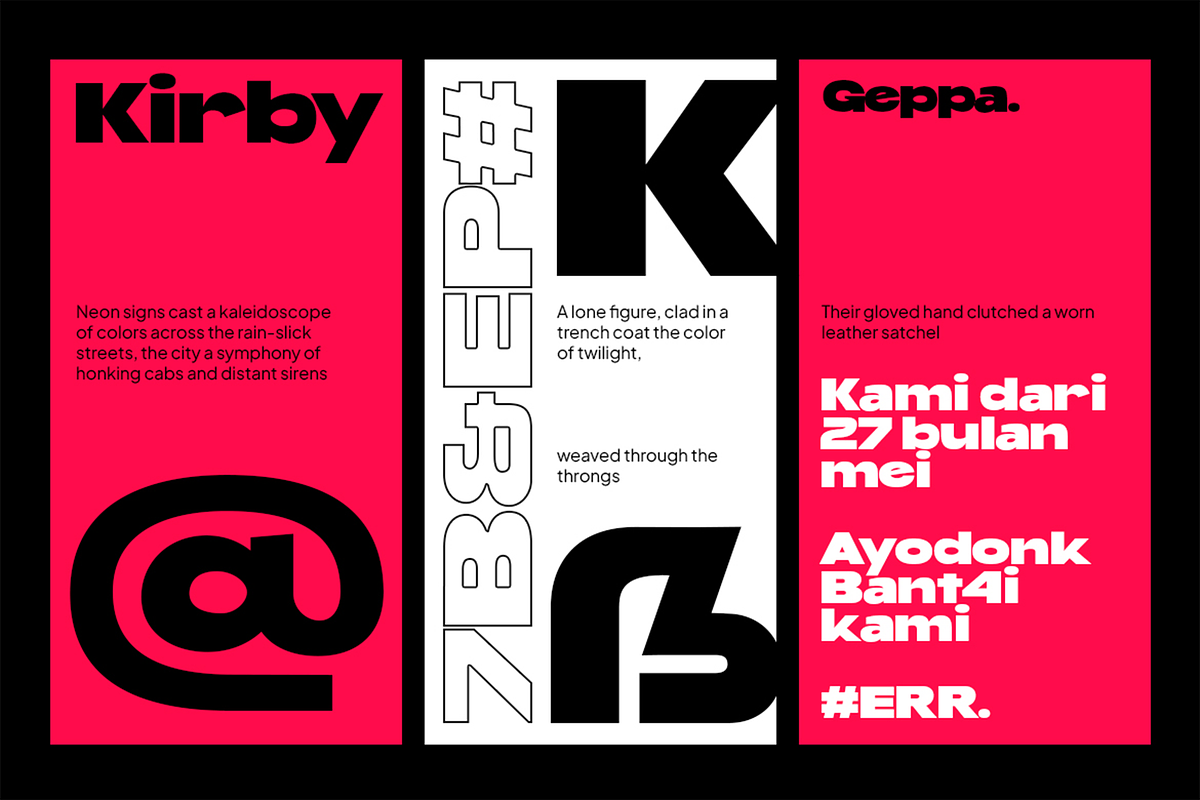 Geppa - Expanded Sans Serif, a Sans Serif Font by Pekotype (Photo 4 of 8)