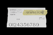 Akwave | Wavy Sans Serif Font, a Handwritten Font by Nol 3 Studio (Thumbnail 7 of 9)