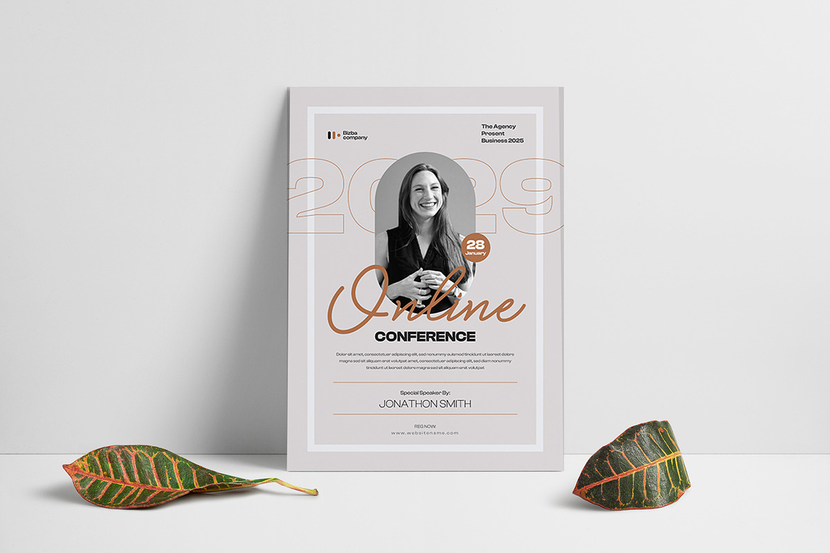 Online Conference Flyer preview 2