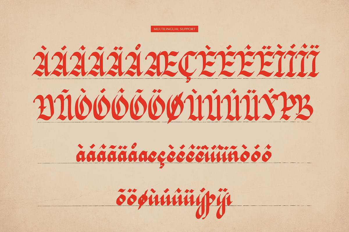 Braffyon | Blackletter Typeface, a Blackletter Font by Denustudios (Photo 11 of 12)