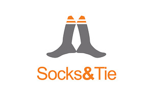Pair of socks with tie, an Object Illustration by LogosDen