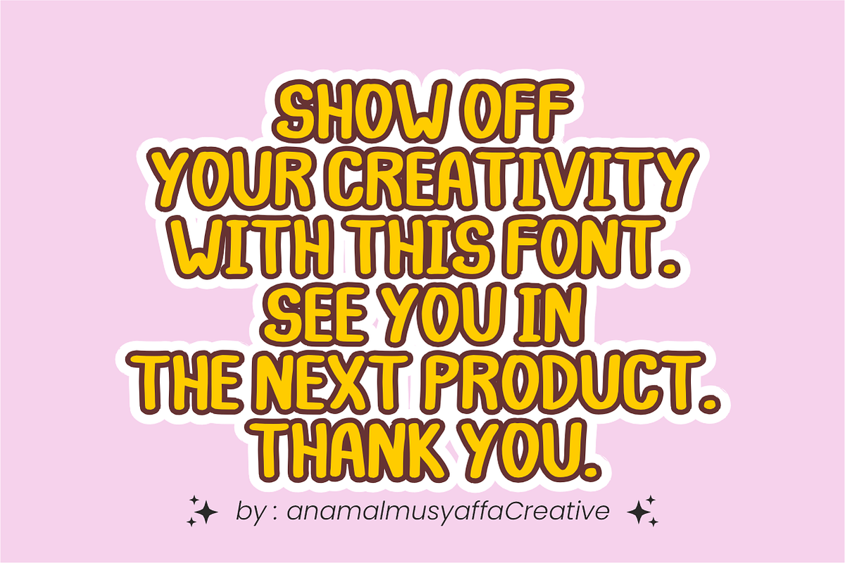 Calm Heart - Cute Display Font, a Handwritten Font by KiddoGlyphs Studio (Photo 3 of 4)