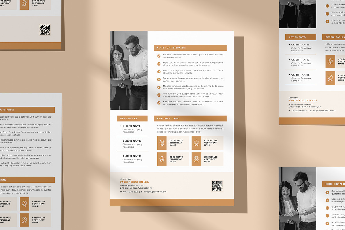 Capability Statement Template, a Stationery Template by Niofix (Photo 5 of 7)
