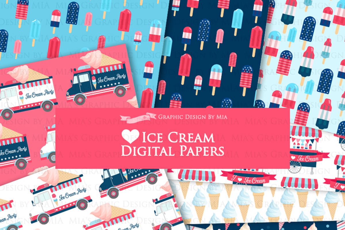 Ice Cream Party, Ice Cream Truck, an Illustration by Mia's Graphic Design (Photo 9 of 9)
