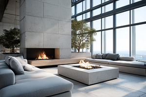 Luxury modern living room with, an Architecture Photo by MistyDay