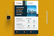 Corporate Business Flyer Design, a Flyer Template by MightyDesign (Thumbnail 1 of 8)